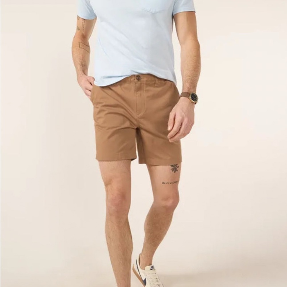 Chubbies Brown Flat Front Shorts